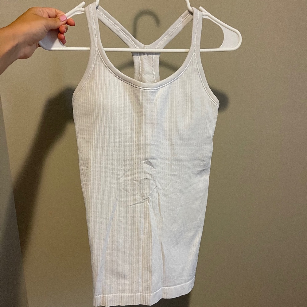 Lululemon Ebb to street Tank White